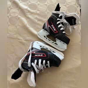 CCM Black and Red Kids Skates